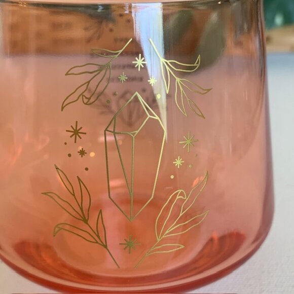 Rose Crystal Healing Drinking Glass DT Wand Love Acceptance Compassion Kindness - Picture 7 of 16